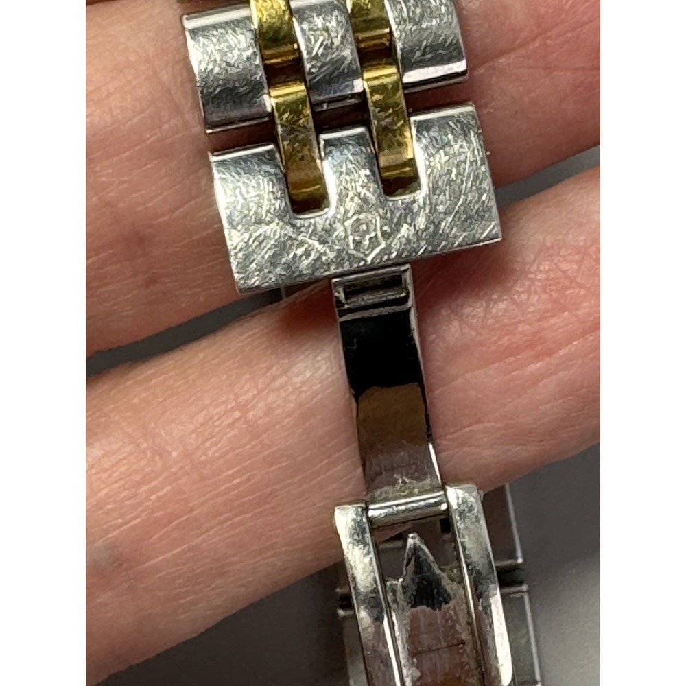 Victorinox Swiss Army Alliance 24168 Two Tone Rectangle Quartz Watch 6.75" - Picture 16 of 16